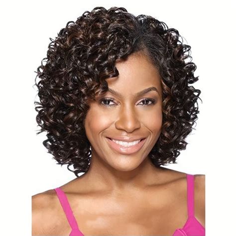 brown curly short wig|women's short curly synthetic wigs.